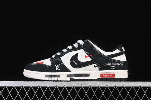 All Categories Nk SB Dunk Series Nk SB Dunk Low High-end Customized Low-top Shoes Nike SB Dunk Low LV Co-branded Graffiti Print Anniversary High-end Customized Low-top Casual Shoes CX5050-Y19